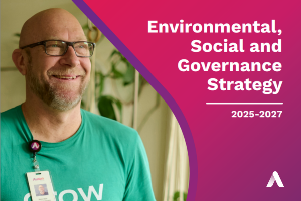 Snapshot of the cover page of the ESG Strategy